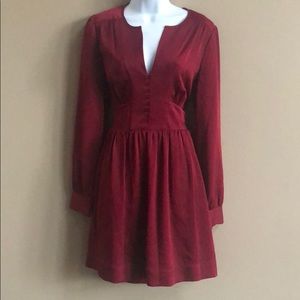 Red Knee Length BCBG dress